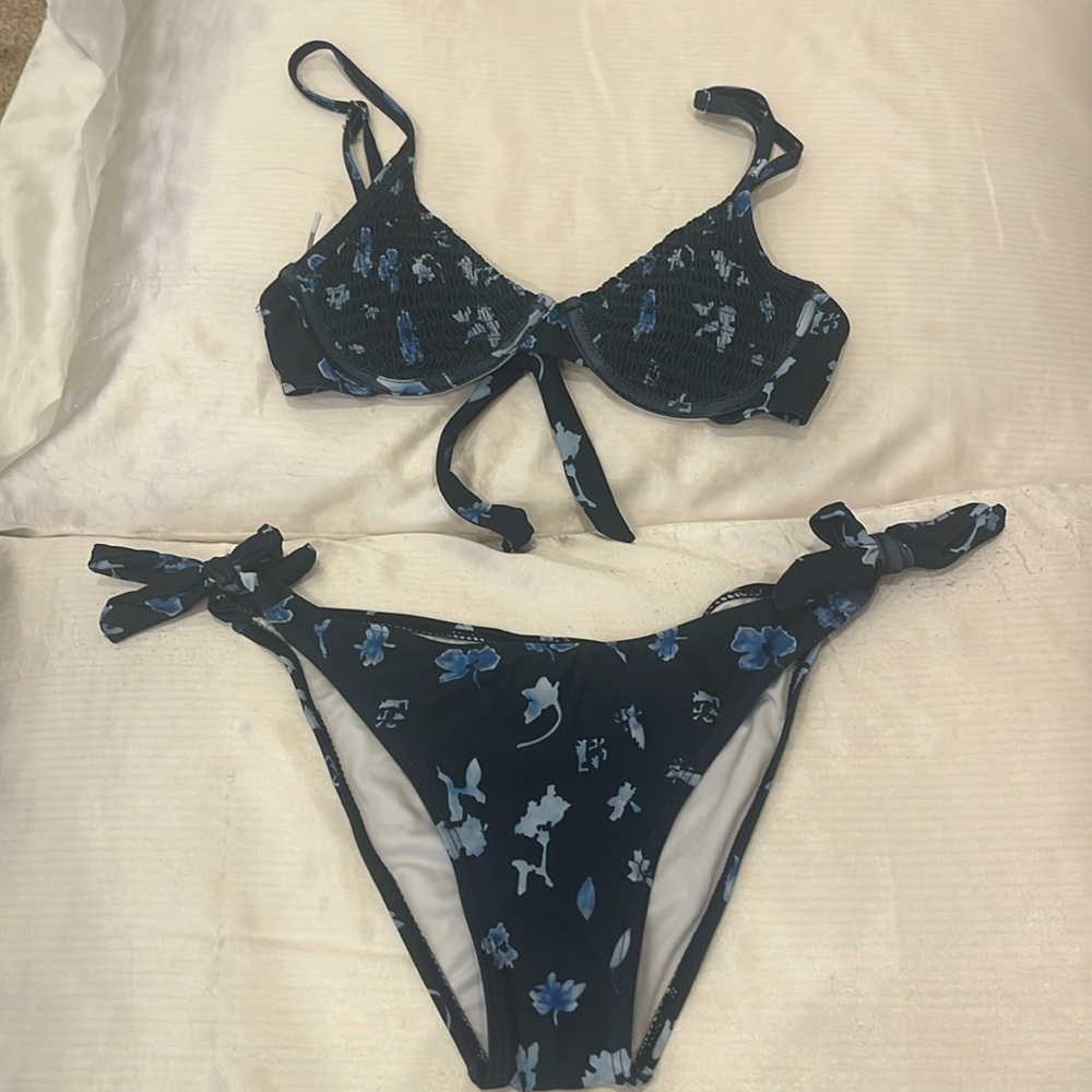 Shein blue bikini